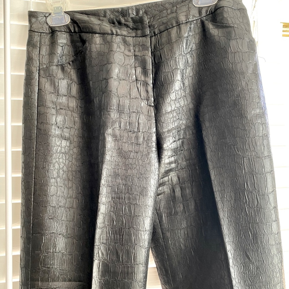 Faux snake skin pants Victor Costa